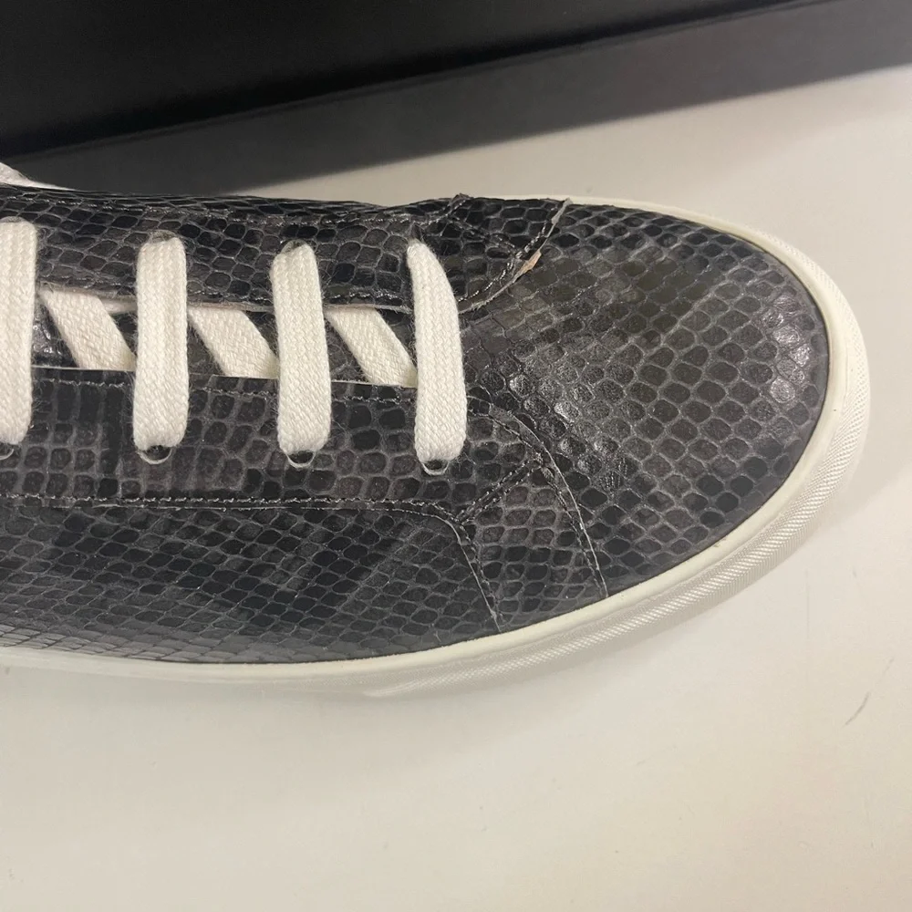 Marc Cain black snake skin sneakers‎ New size 10 women’s